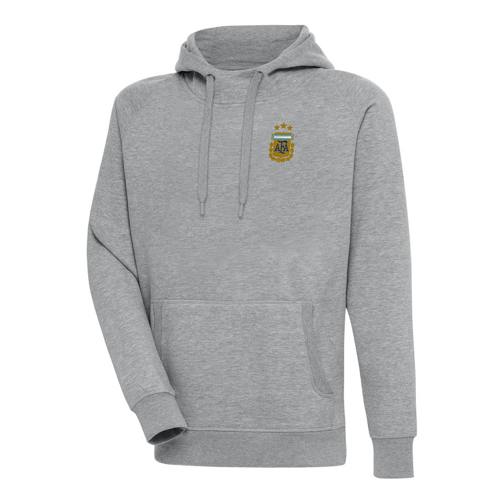 Argentina National Team Antigua Victory Pullover Hoodie for sale - Heather Gray 