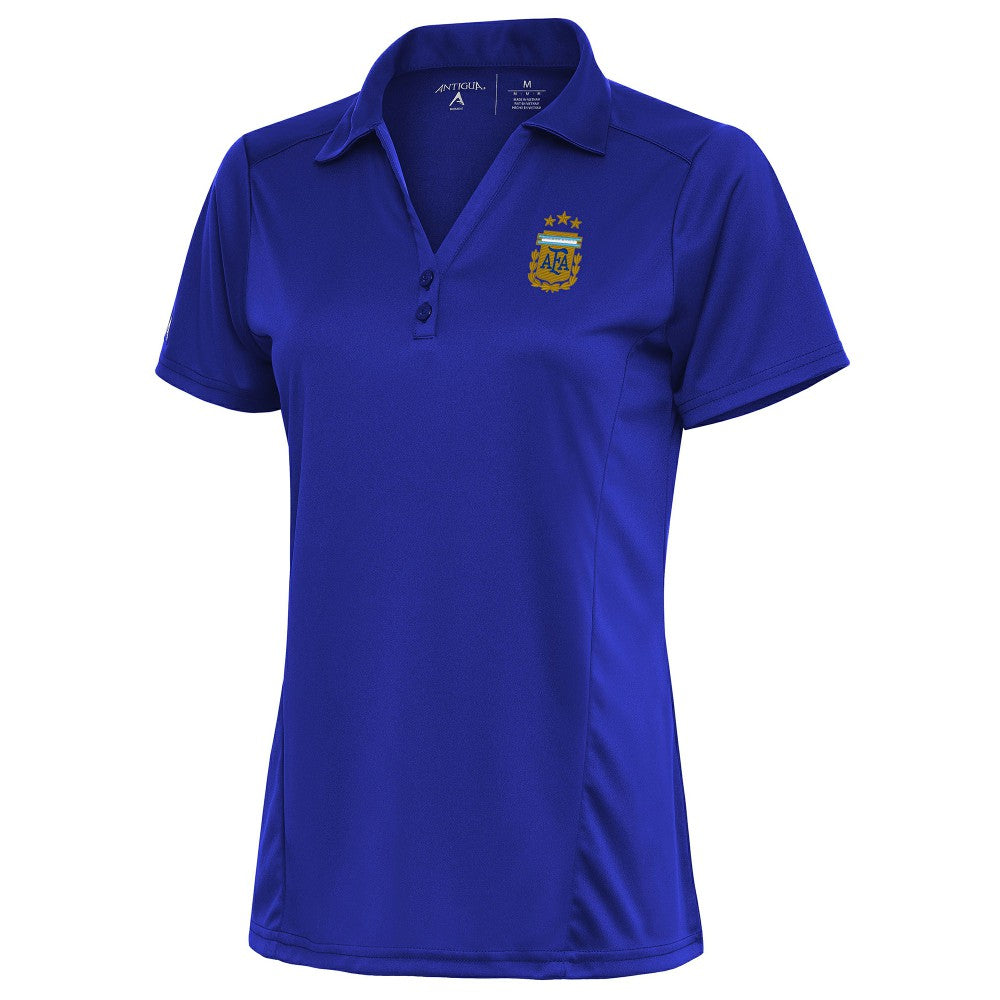 Argentina National Team Antigua Women's Tribute Polo for sale - Royal 