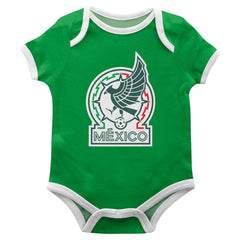 Mexico National Team Vive La Fete Infant Logo Bodysuit for sale - Green 