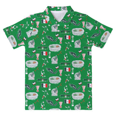 Mexico National Team Vive La Fete Youth Impressions Artwork Polo for sale - Green 