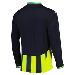 Manchester City 2024/25 Away Replica Long Sleeve Jersey Discount - Navy 
