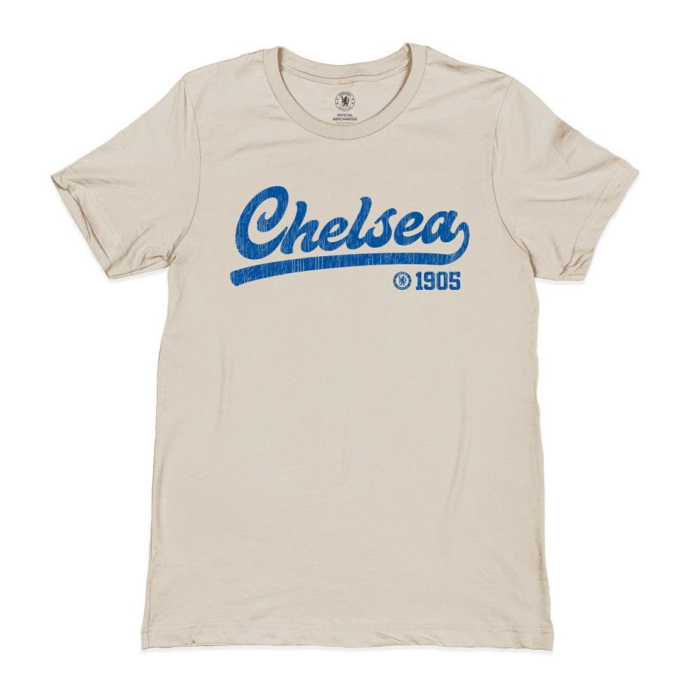 Chelsea 1863FC Script T-Shirt on sale - Tan 