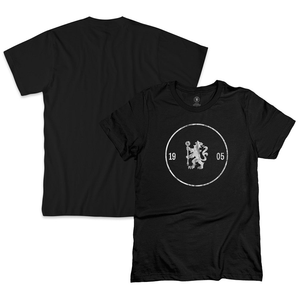 Chelsea 1863FC Heritage Circle T-Shirt on sale - Black 
