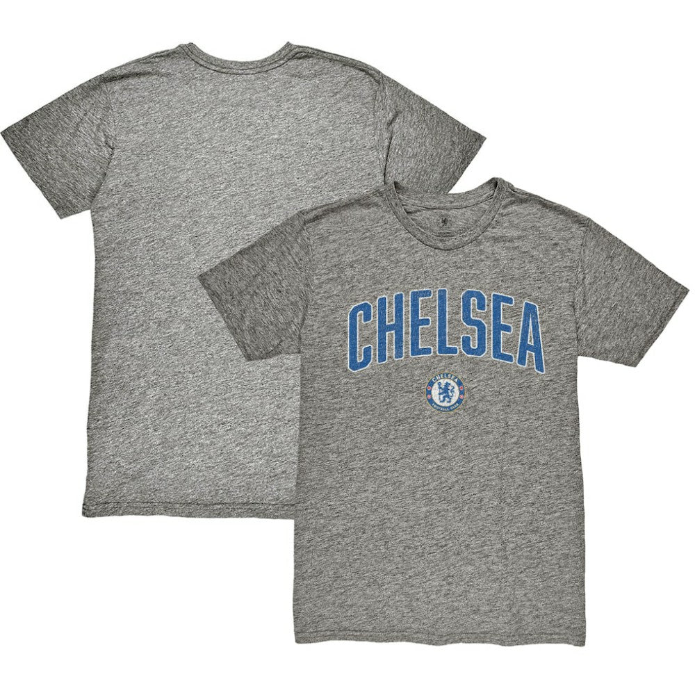 Chelsea 1863FC Wordmark Vintage Tri-Blend T-Shirt on sale - Heather Gray 