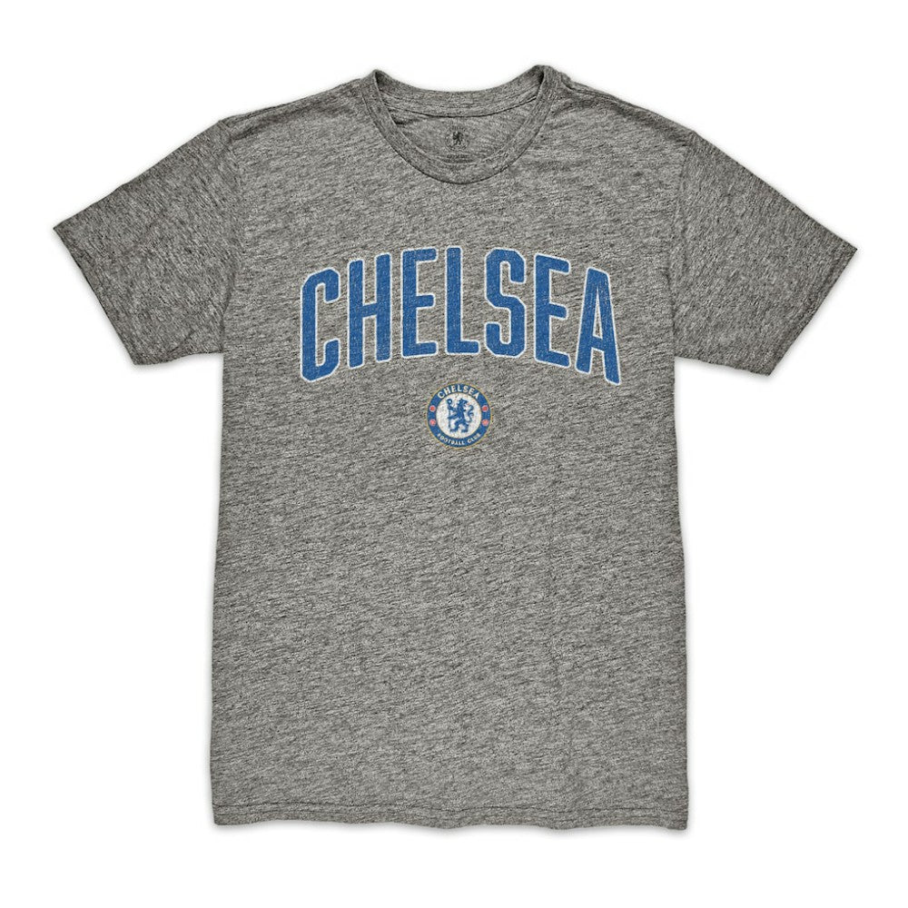 Chelsea 1863FC Wordmark Vintage Tri-Blend T-Shirt on sale - Heather Gray 