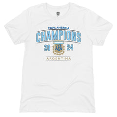 Argentina National Team 1863FC 2024 Copa America Champions T-Shirt for sale - White 