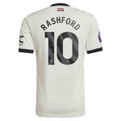 Marcus Rashford Manchester United Originals  2024/25 Third Jersey Discount - Cream 