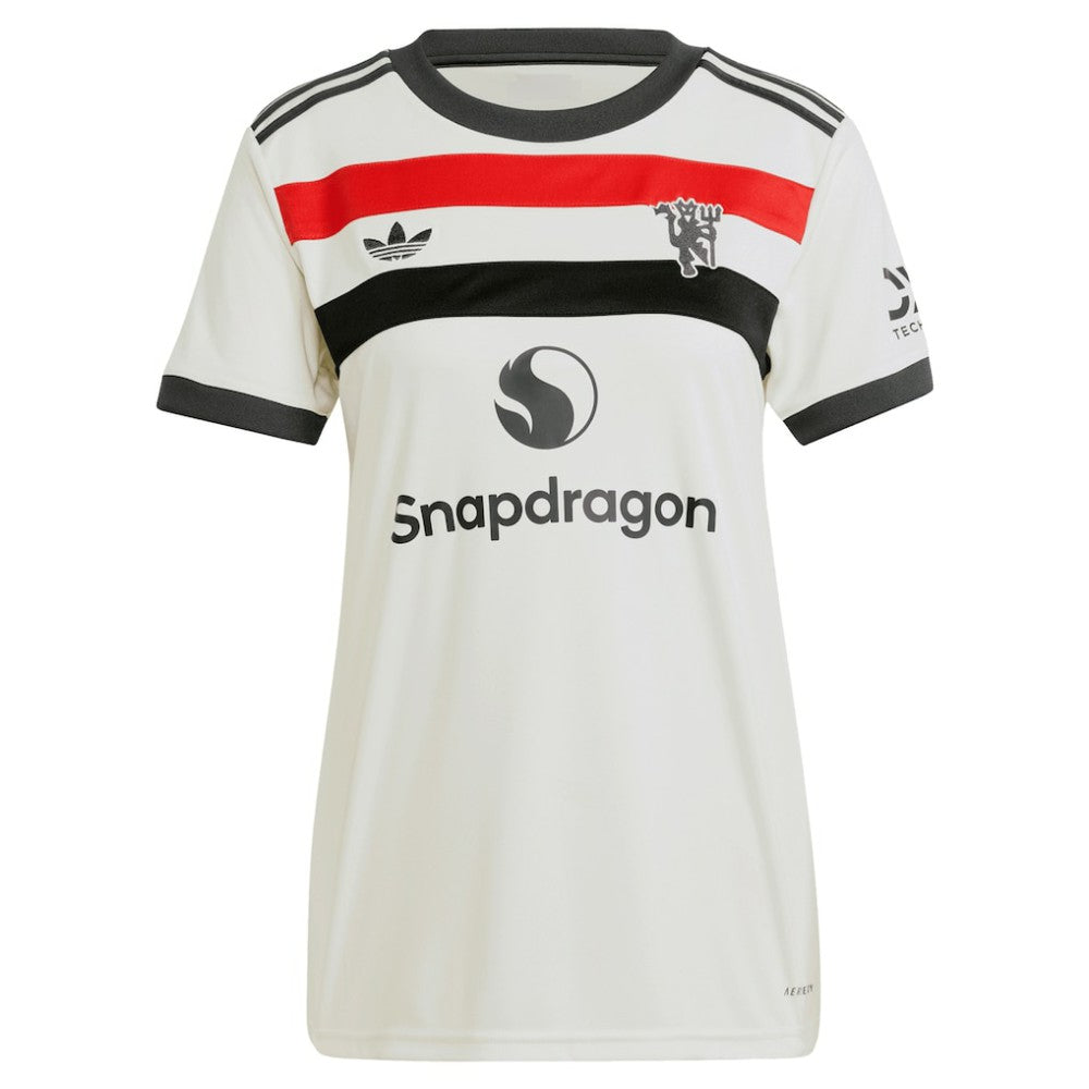 Marcus Rashford Manchester United Originals Women's 2024/25 Third Replica Jersey Discount - Cream 
