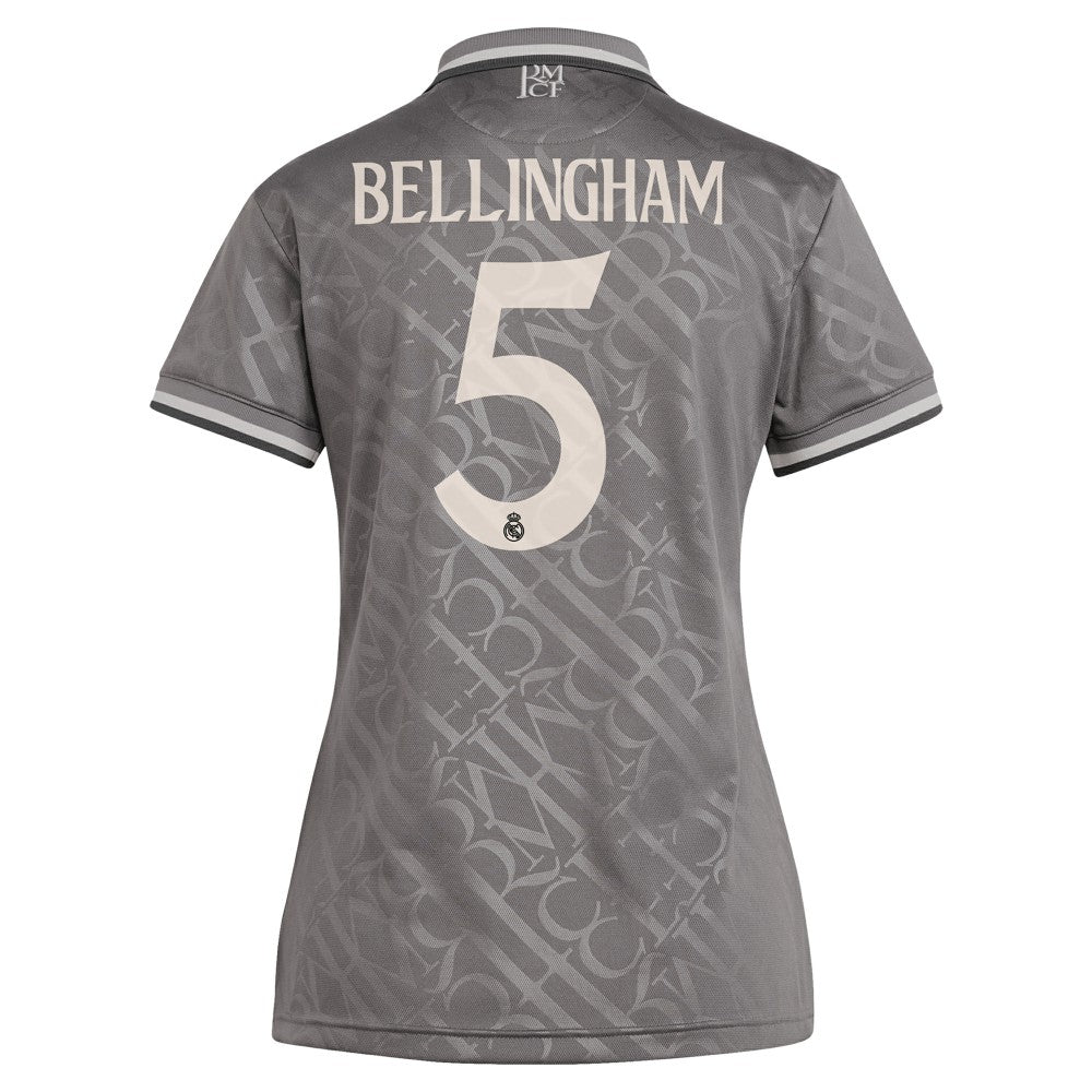 Jude Bellingham Real Madrid Originals Women's 2024/25 Third Replica Player Jersey for sale - Charcoal 