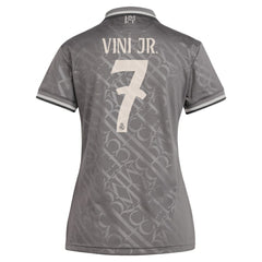 Vini Jr. Real Madrid Originals Women's 2024/25 Third Replica Player Jersey Discount - Charcoal 