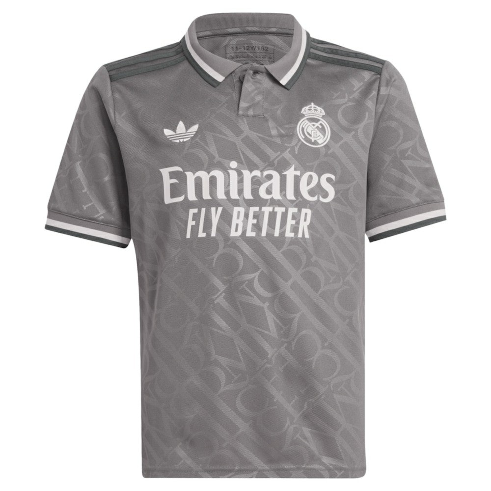 Jude Bellingham Real Madrid Originals Youth 2024/25 Third Replica Player Jersey Discount - Charcoal 