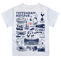 Tottenham Hotspur Vive La Fete Infant Impressions Artwork T-Shirt Sale - White 