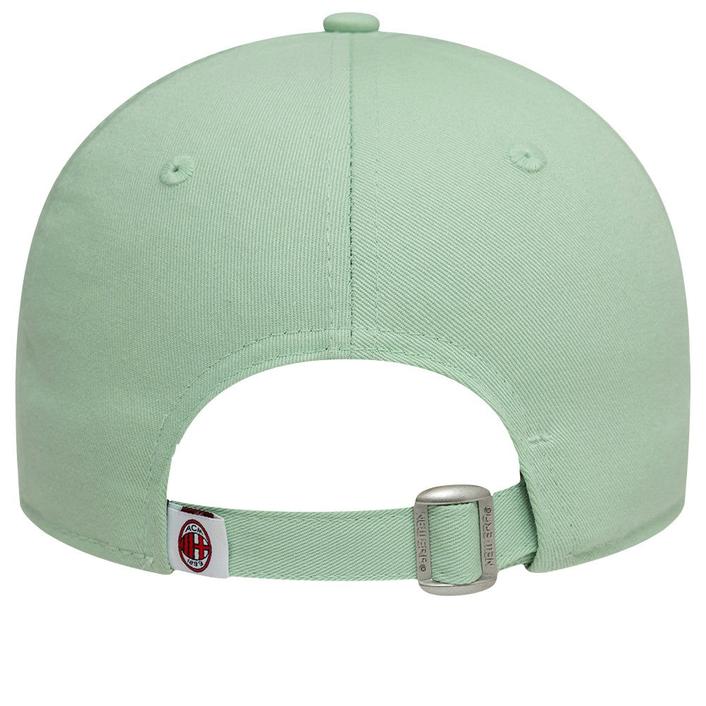 AC Milan New Era Women's Script 9FORTY Adjustable Hat on sale - Light Green 