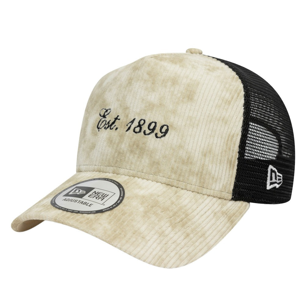 AC Milan New Era Corduroy Trucker Adjustable Hat on sale - Tan 
