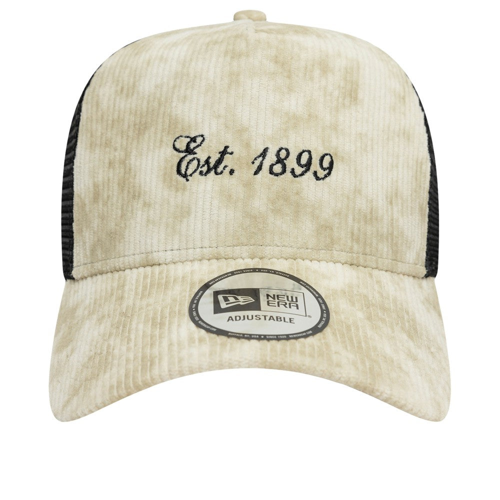 AC Milan New Era Corduroy Trucker Adjustable Hat on sale - Tan 