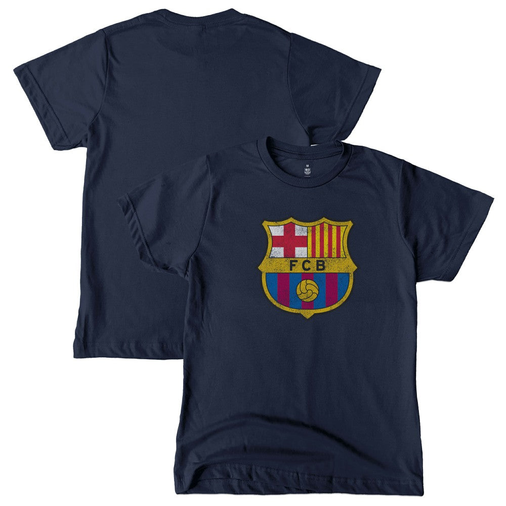 Barcelona 1863FC  Youth Color Badge T-Shirt on sale - Navy 
