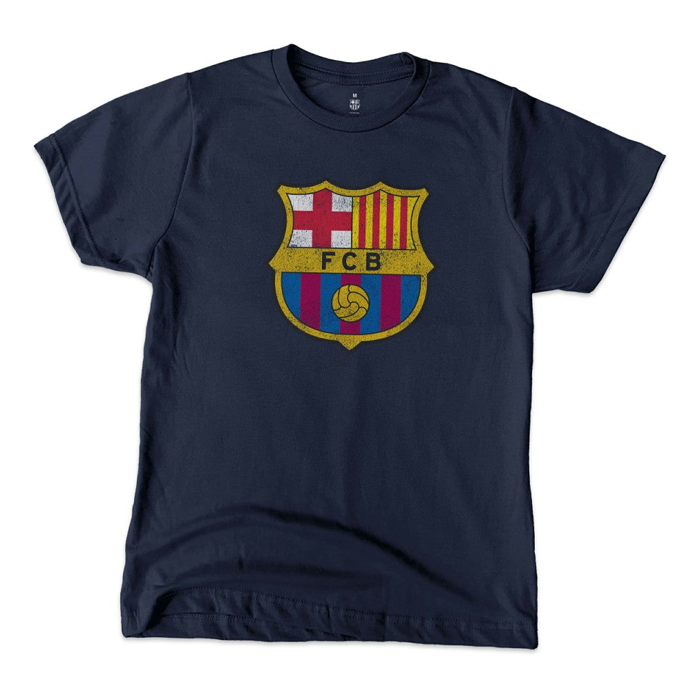 Barcelona 1863FC  Youth Color Badge T-Shirt on sale - Navy 