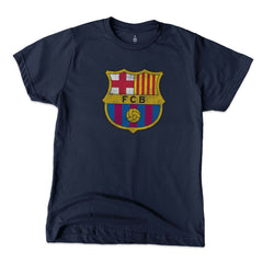 Barcelona 1863FC  Youth Color Badge T-Shirt on sale - Navy 