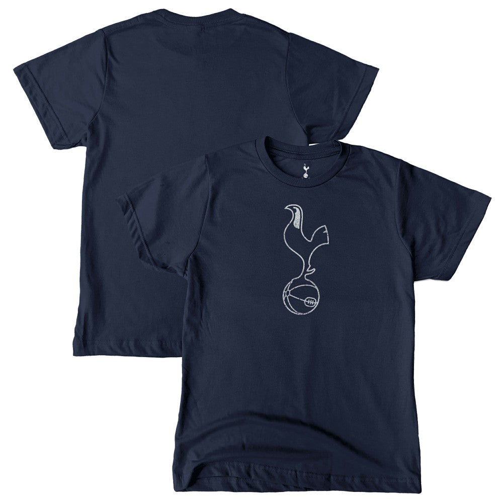 Tottenham Hotspur 1863FC  Youth Full Color T-Shirt Sale - Navy 