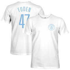 Phil Foden Manchester City 1863FC Player T-Shirt Discount - White 