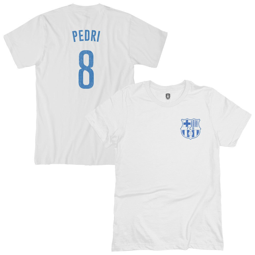 Pedri Barcelona 1863FC Player T-Shirt on sale - White 