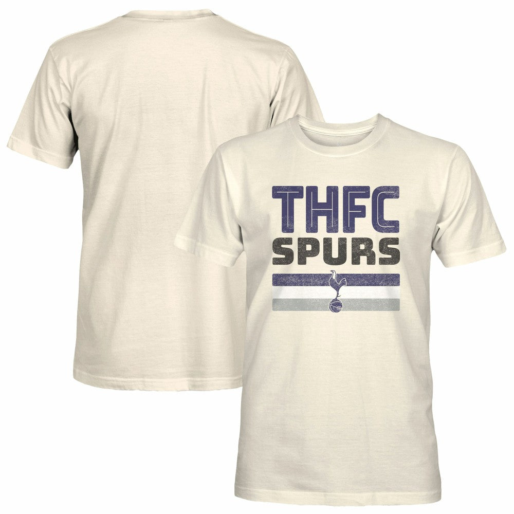 Tottenham Hotspur 1863FC Retro Stripes T-Shirt Sale - Tan 