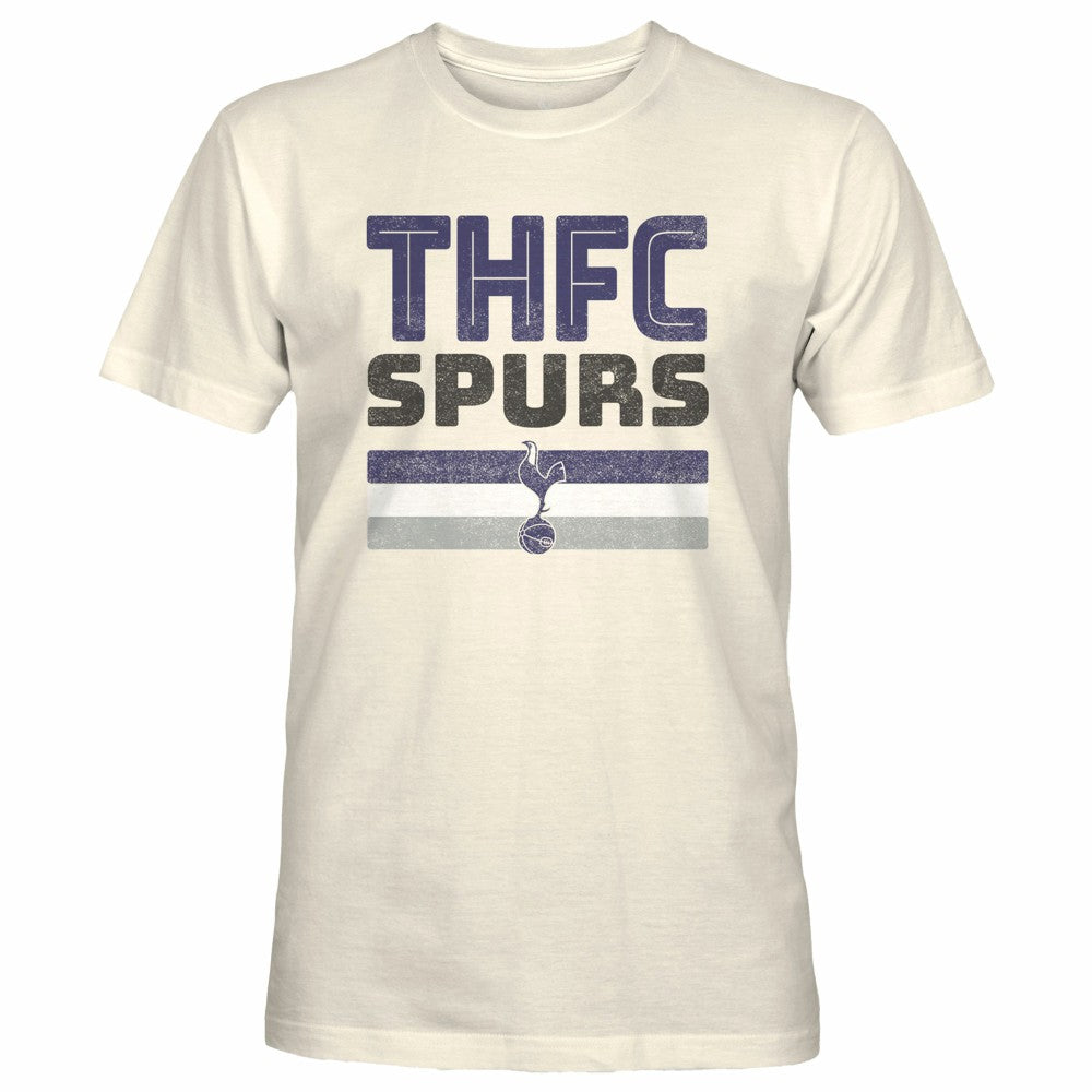 Tottenham Hotspur 1863FC Retro Stripes T-Shirt Sale - Tan 