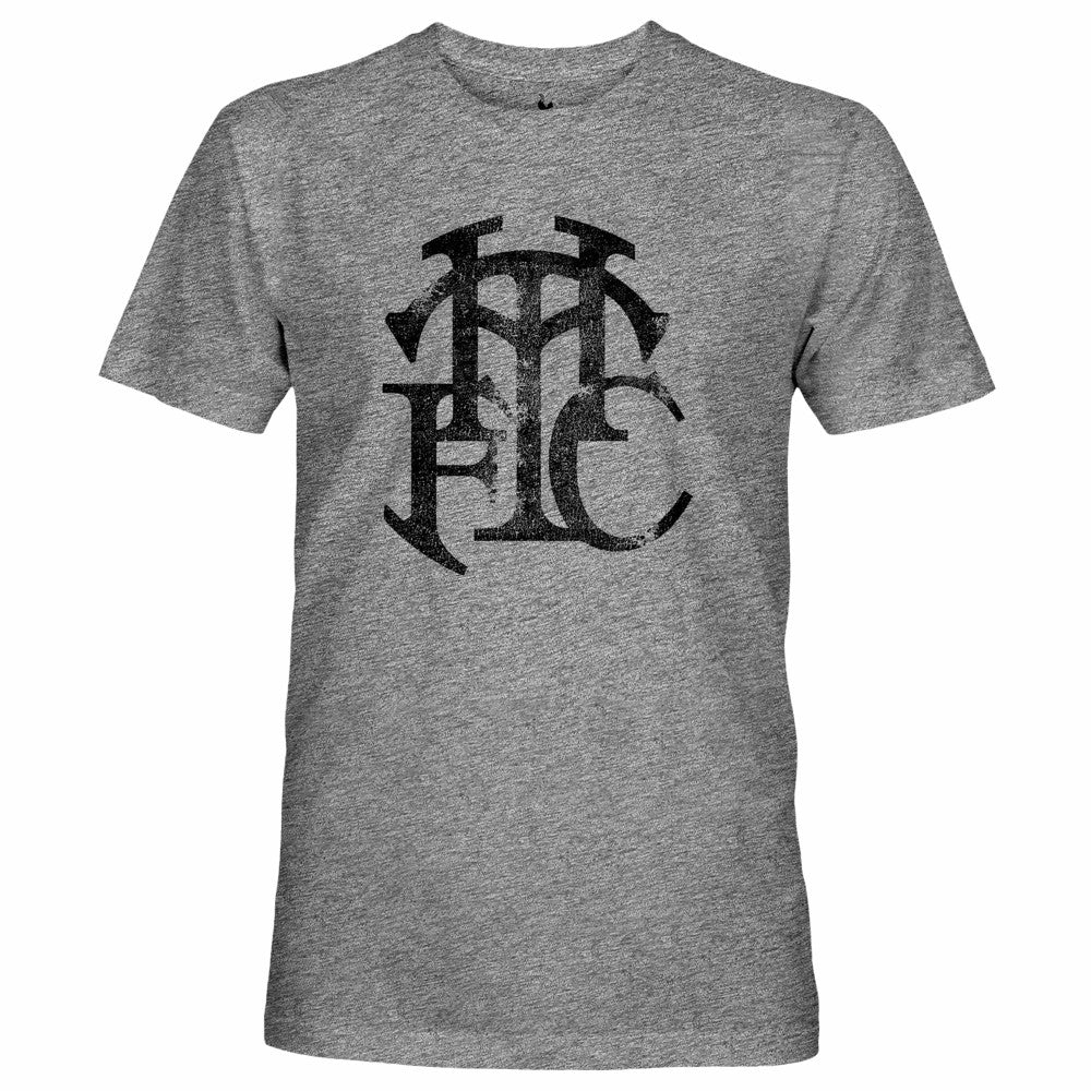 Tottenham Hotspur 1863FC Retro Word Vintage Tri-Blend T-Shirt Sale - Heather Gray 
