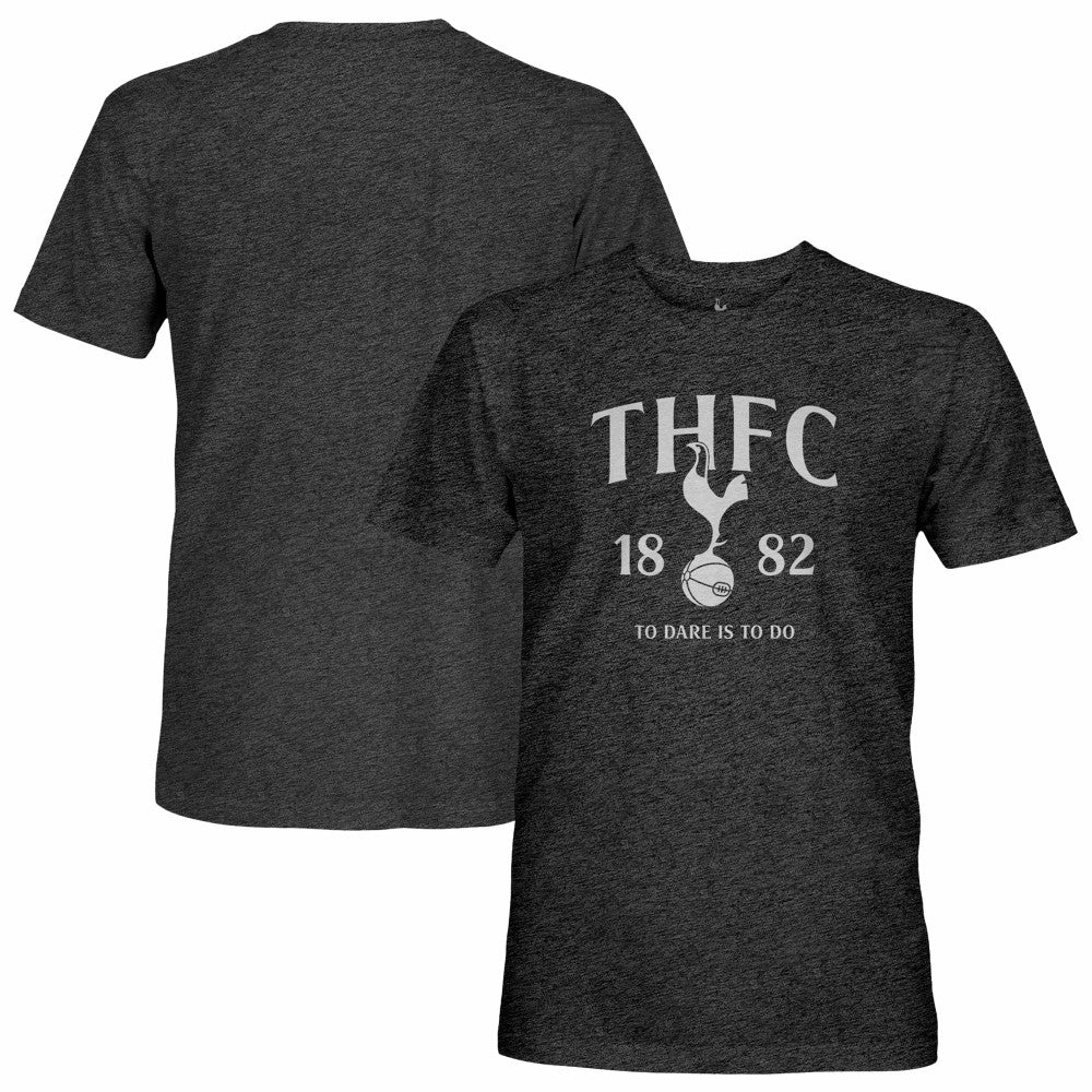 Tottenham Hotspur 1863FC Established Location Vintage Tri-Blend T-Shirt Sale - Black 