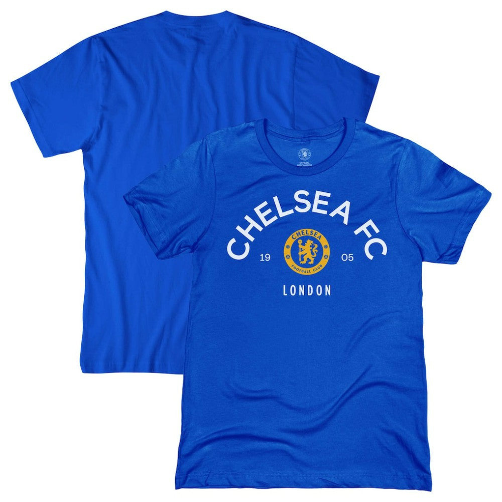 Chelsea 1863FC Established Location Vintage T-Shirt on sale - Blue 