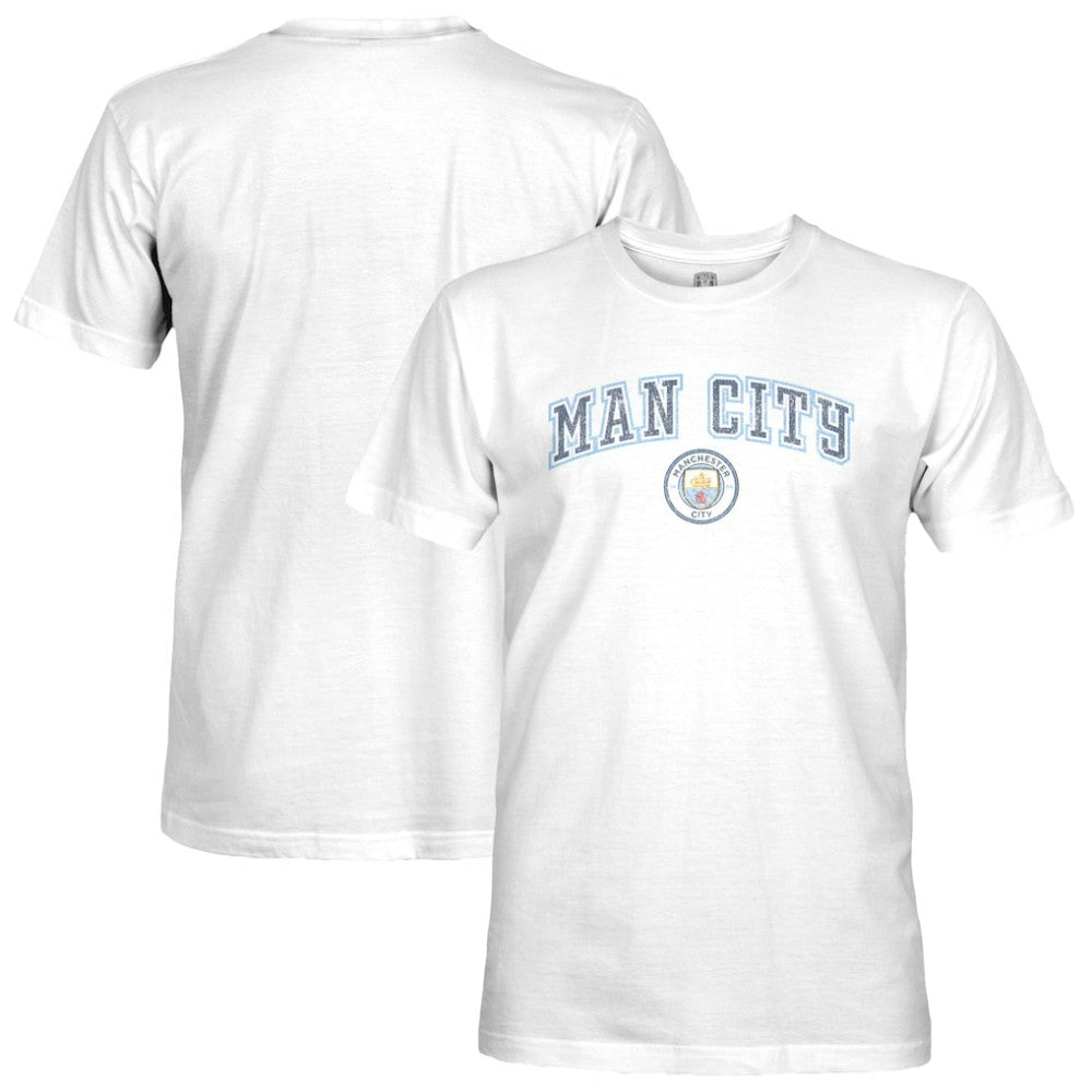 Manchester City 1863FC Athletic Wordmark T-Shirt Discount - White 