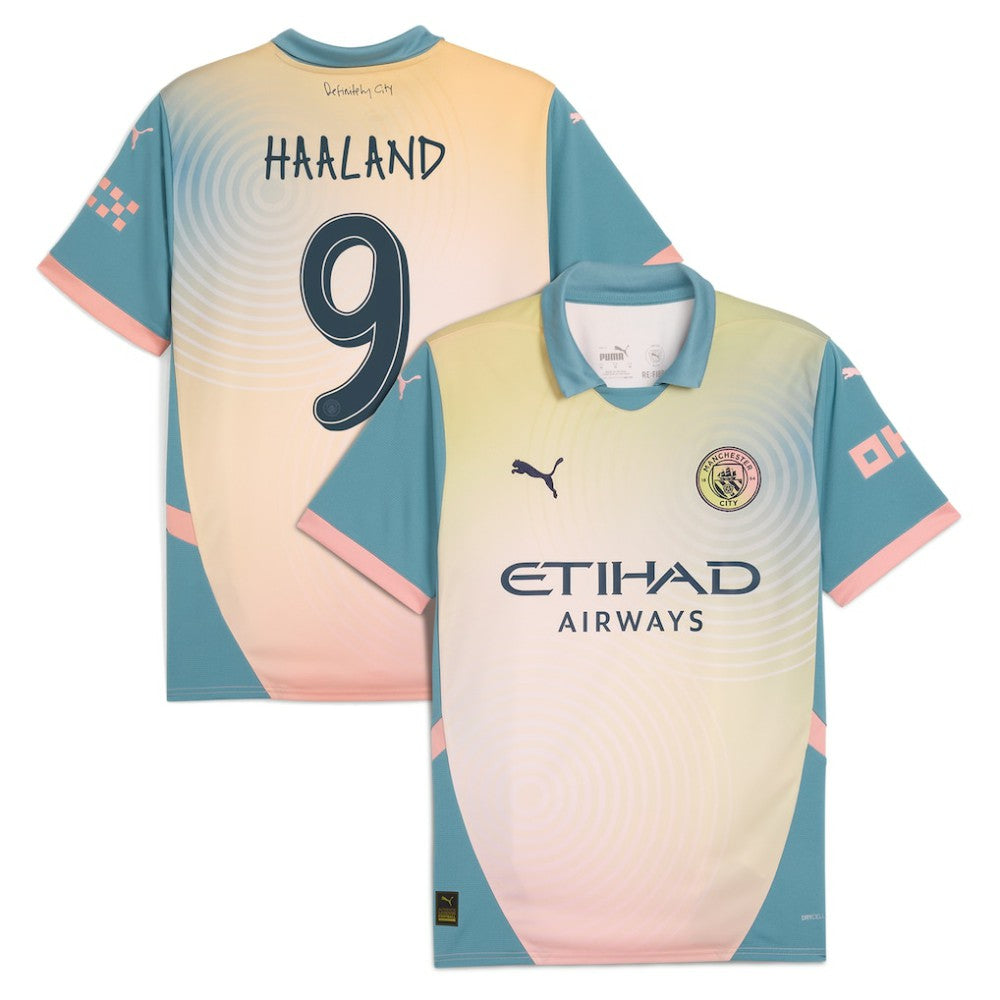 Erling Haaland Manchester City 2024/25 Fourth Replica Player Jersey Discount - Blue 