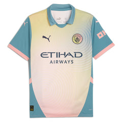 Erling Haaland Manchester City 2024/25 Fourth Replica Player Jersey Discount - Blue 