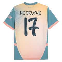 Kevin De Bruyne Manchester City 2024/25 Fourth Replica Player Jersey Discount - Blue 