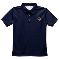 Argentina National Team Vive La Fete Youth Solid Polo for sale - Navy 