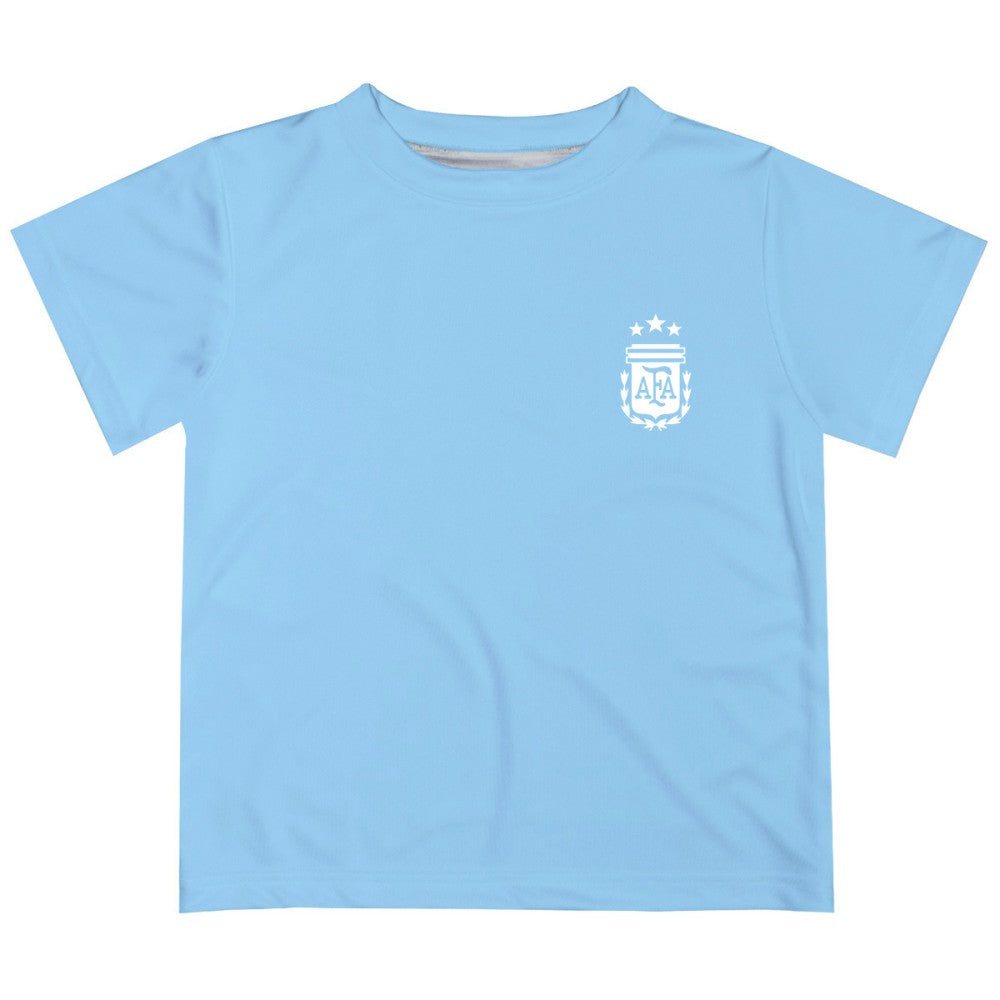 Argentina National Team Vive La Fete Youth Impressions Artwork T-Shirt for sale - Light Blue 