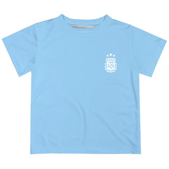 Argentina National Team Vive La Fete Youth Impressions Artwork T-Shirt for sale - Light Blue 