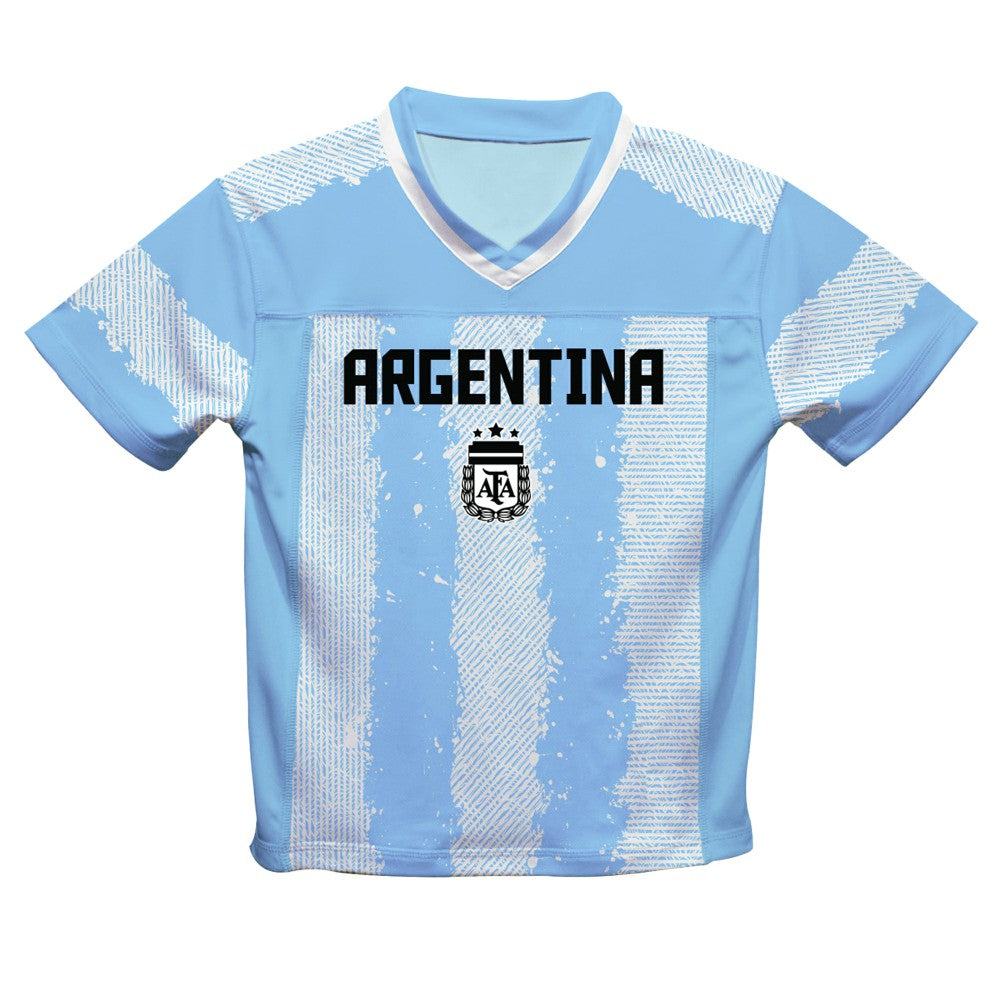 Julián Álvarez Argentina National Team Vive La Fete  Football Jersey for sale - Light Blue 