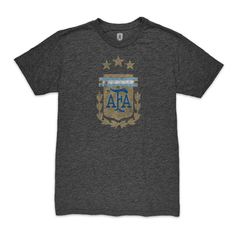Alejandro Garnacho Argentina National Team 1863FC Player Vintage Tri-Blend T-Shirt for sale - Black 