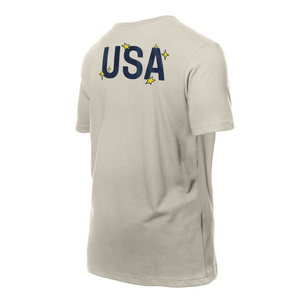 USMNT New Era Logo Select T-Shirt for sale - Light Beige 