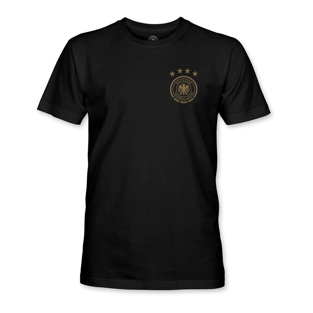 Germany National Team 1863FC Mono Badge T-Shirt for sale - Black 