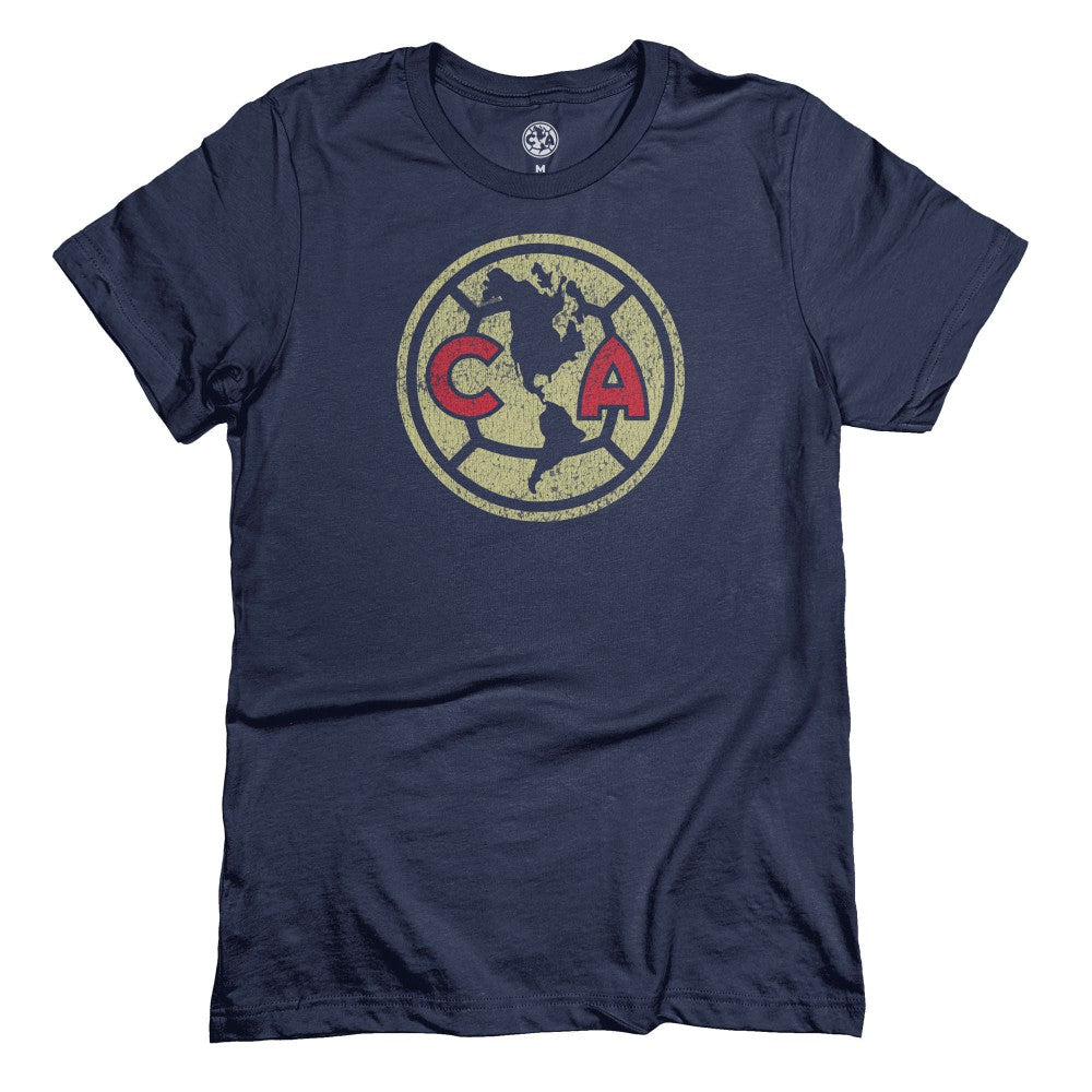 Club America 1863FC Color Badge T-Shirt Discount - Navy 