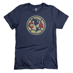 Club America 1863FC Color Badge T-Shirt Discount - Navy 