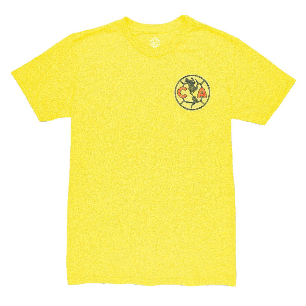 Álvaro Fidalgo Club America 1863FC Retro Player Name & Number Tri-Blend T-Shirt Discount - Yellow 