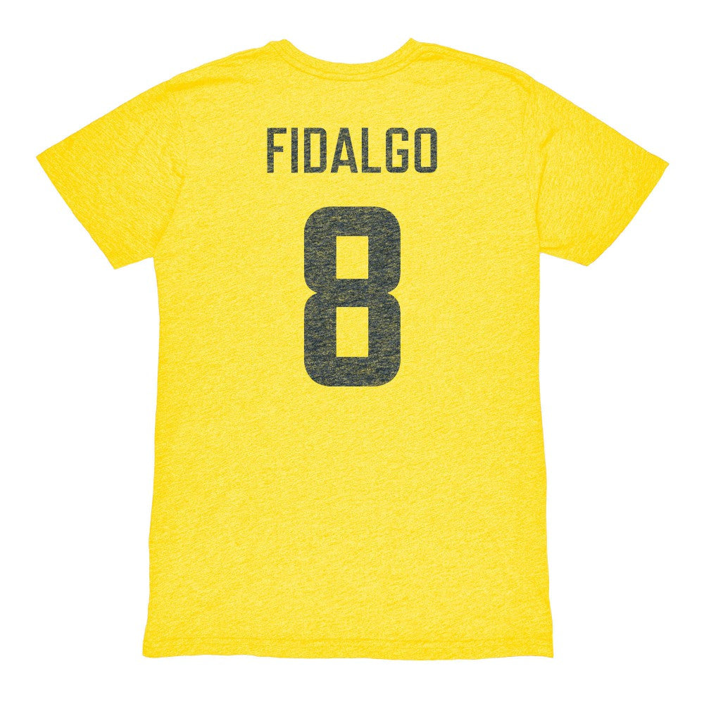 Álvaro Fidalgo Club America 1863FC Retro Player Name & Number Tri-Blend T-Shirt Discount - Yellow 