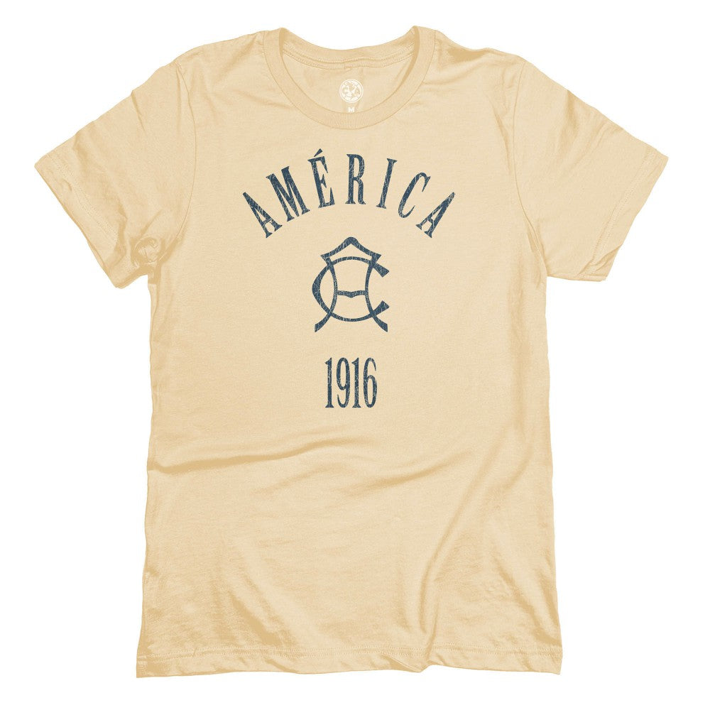 Club America 1863FC Team Arch T-Shirt Discount - Tan 