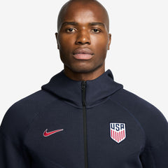USMNT Tech Fleece Full-Zip Hoodie - Navy 