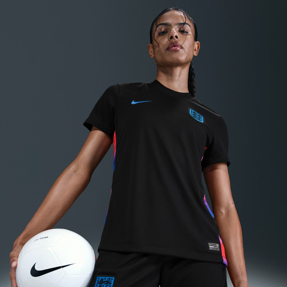 England Women's National Team Women's 2025/26 Away Replica Jersey for sale - Black 