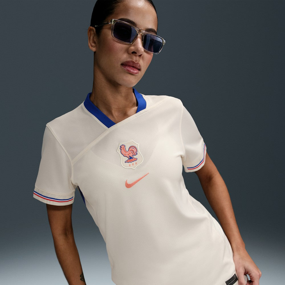 France Women's National Team Women's 2025/26 Away Replica Jersey for sale - Cream 