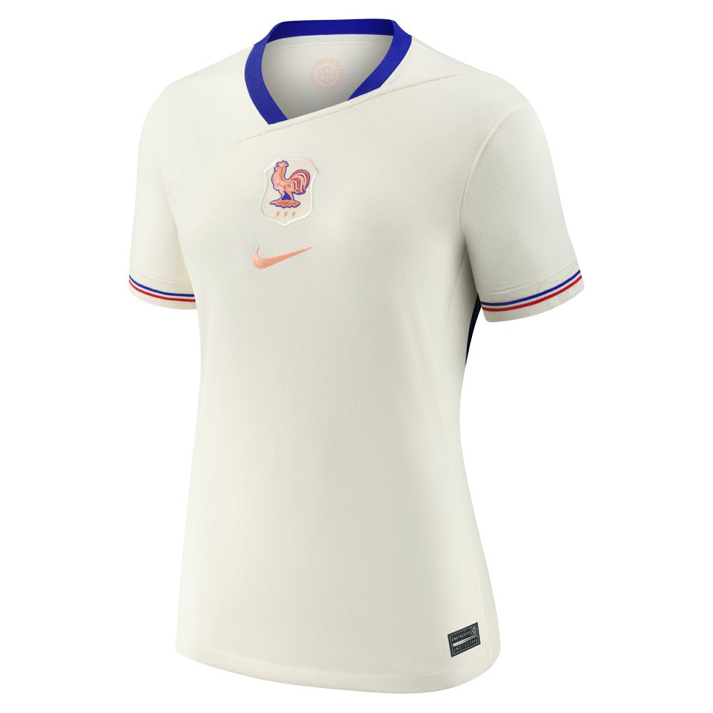 France Women's National Team Women's 2025/26 Away Replica Jersey for sale - Cream 